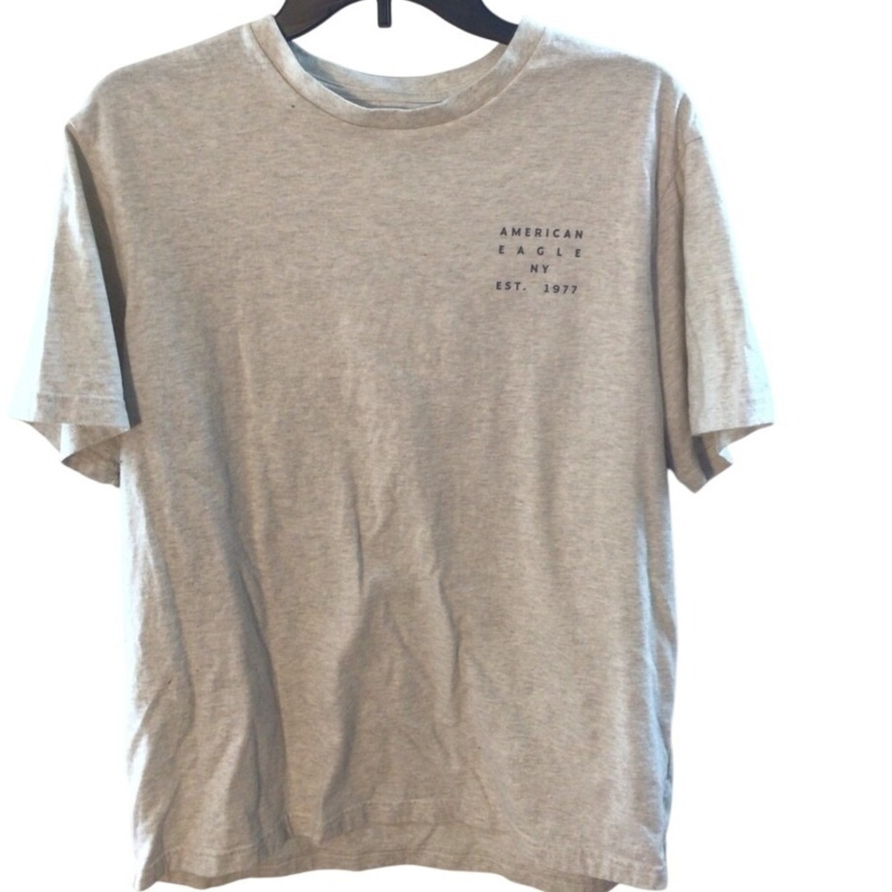 American Eagle Outfitters Heather Gray Short Sleeve Tee Mens